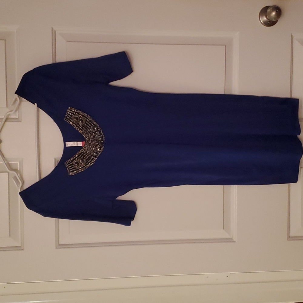 Navy blue dress